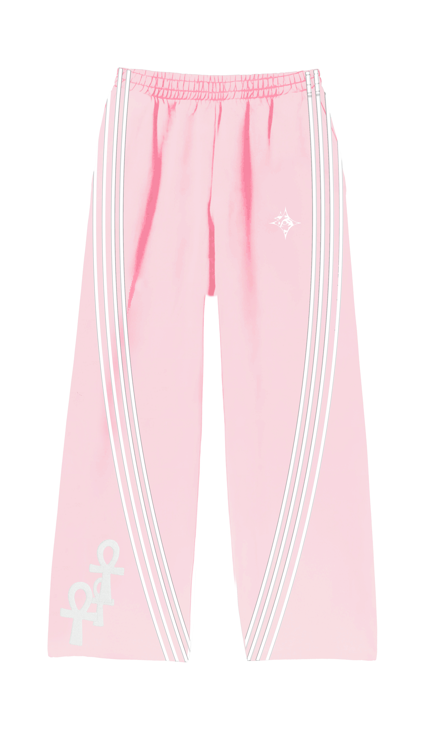 Ankh Flow Pants In Pink Blossom