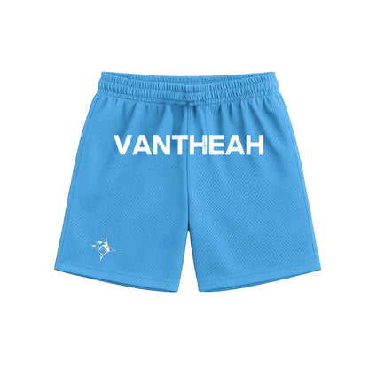 Emblem Shorts In Baby Blue