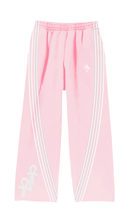 Ankh Flow Pants In Pink Blossom