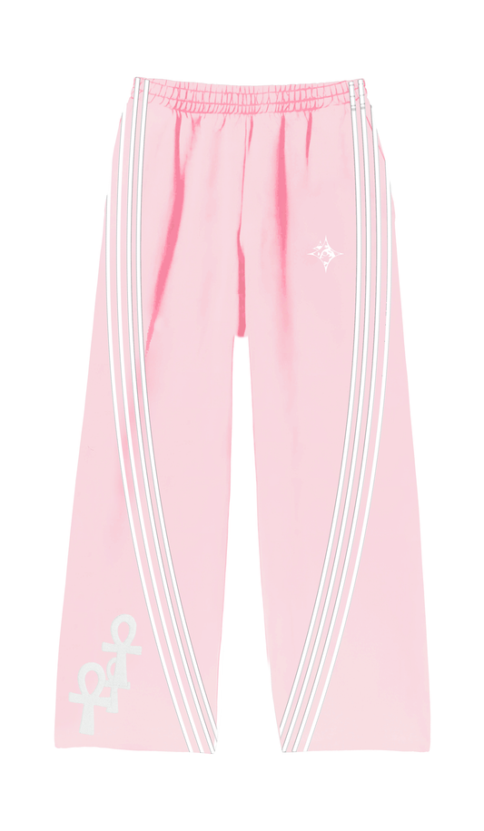 Ankh Flow Pants In Pink Blossom