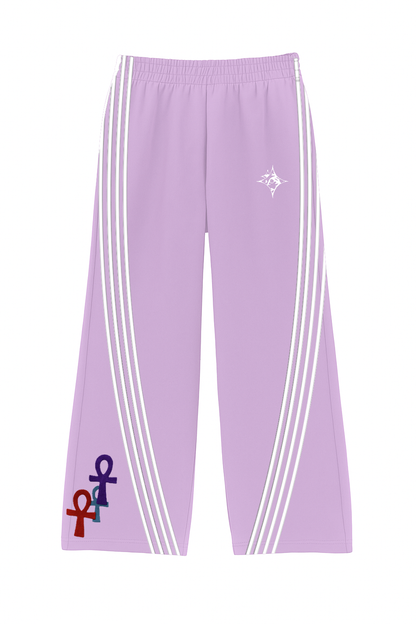 Ankh Flow Pants In Pink Lilac