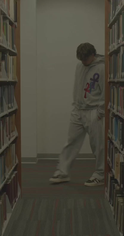 Ankh Flow Zip Up In Heather